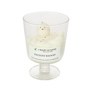 Świeca sojowa w szkle - Pieczony Bałwan