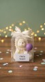 podziekowania lew bialy wstazka bezowa balon fioletowy WS10269.webp