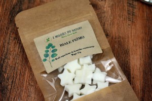 Woski zapachowe sojowe "BIAŁE PIŻMO" 50g