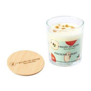Świeca sojowa pieczone jabłko